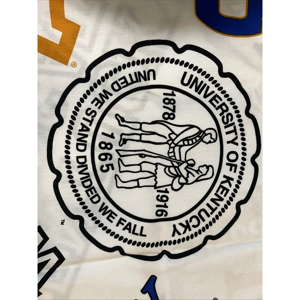 Vintage 90s University of Kentucky Wildcats Pillowcase Standard UK NCAA